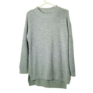 Cozy Knit Pullover Sweater Tunic Top Chunky‎ Knit Oversized Stretchy Size small